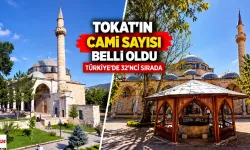 Tokat Türkiye’de 32’nci sırada: Cami sayısı belli oldu