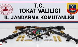 Tokat'ta 5 adrese şafak operasyonu: Cephanelik çıktı!