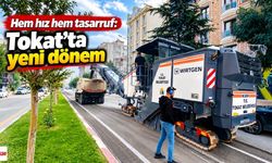 Tokat’ta asfalt çalışmalarında yeni dönem: İlk kez kullanılan makine sahaya indi