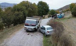 Tokat'ta Köy Yolunda Kaza! Otomobildeki 4 Kişi Yaralı