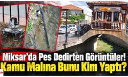 Niksar’da Pes Dedirten Görüntüler! Kamu Malına Bunu Kim Yaptı?