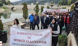 Tokat’ta eğitim camiası sağlıklı yaşam için yürüdü