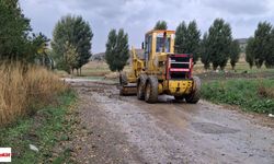 Tokat’ta İki Grup Yolunda Yağmur Mesaisi