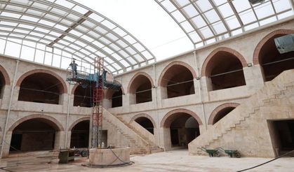 Tokat'ta 600 yıllık han butik otele böyle dönüşüyor