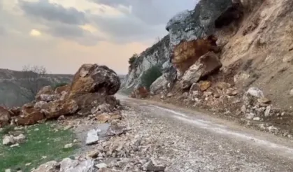 Tokat Sulusaray'da Deprem Sonrası Heyelan: Buğday Köy Yolu Kapandı