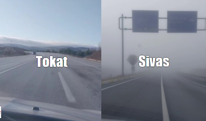 Çamlıbel’de Yazdan Kalma Hava, Sivas Yıldızeli’nde Yoğun Sis