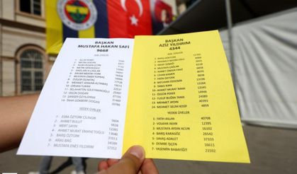 Fenerbahçe'de Oylama Sürüyor