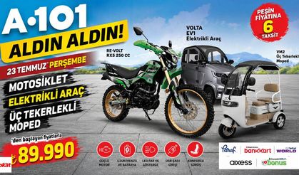 A101'de Bu Kez Motosiklet Var! Cross motosiklet 89 bin 990 liradan satışta