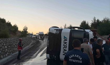 2 tır çarpıştı, 1 kişi yaralandı