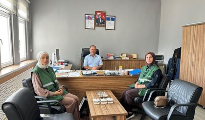 Yeşilay Tokat Şubesi görevlileri liseleri ziyaret etti