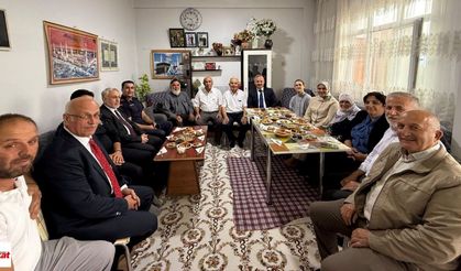 Kaymakam Perçi’den Gaziye Vefa Ziyareti