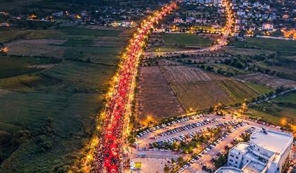 Erbaa’da 100 metrelik dev bayrakla Cumhuriyet coşkusu: Fener alayı geliyor!