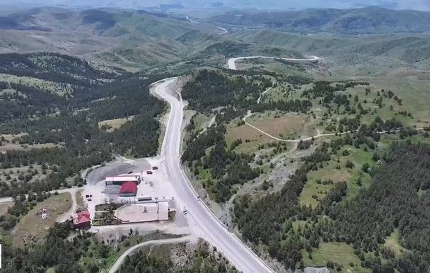 Çamlıbel Tüneli’nin Yapılacağı Nokta Havadan Görüntülendi