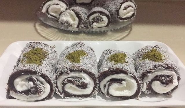 10 Dakikada Hazırlayın: Kolay ve Lezzetli Bisküvili Rulo Pasta Tarifi