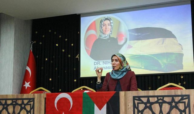 Filistinli akademisyen Tokat'ta Filistin'i anlattı