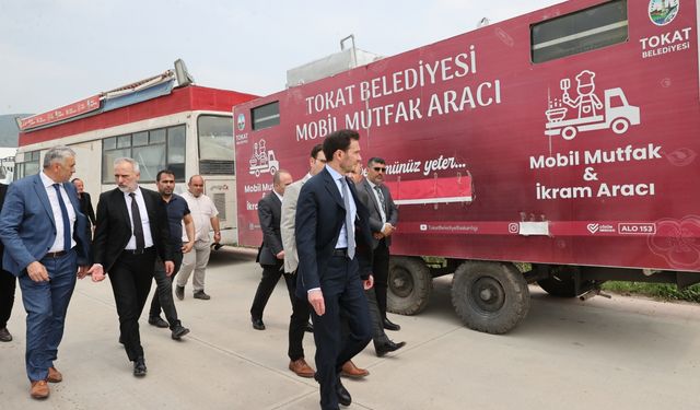 Tokat Belediye Başkanı Yazıcıoğlu teknik birimler şantiyesini ziyaret etti