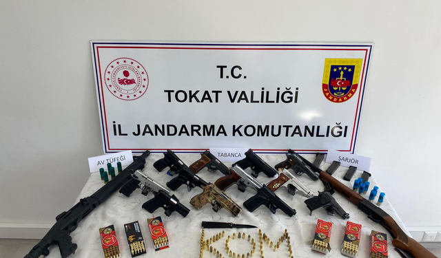 Silah ve mühimmat kaçakçılığına Tokat ve İstanbul'da operasyon