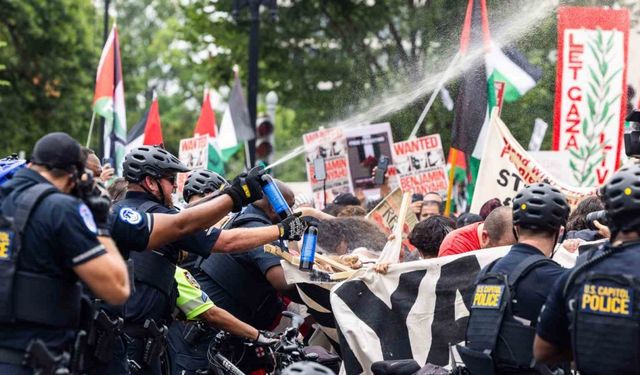 ABD’de Netanyahu karşıtı protesto: Çok sayıda gösterici gözaltına alındı