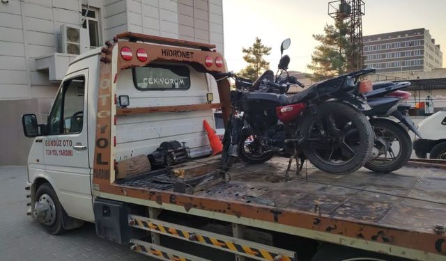 Şanlıurfa’da 3 çalıntı motosiklet ele geçirildi