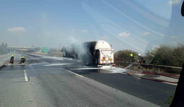 Mersin’de itfaiyenin zamanında müdahalesi faciayı önledi