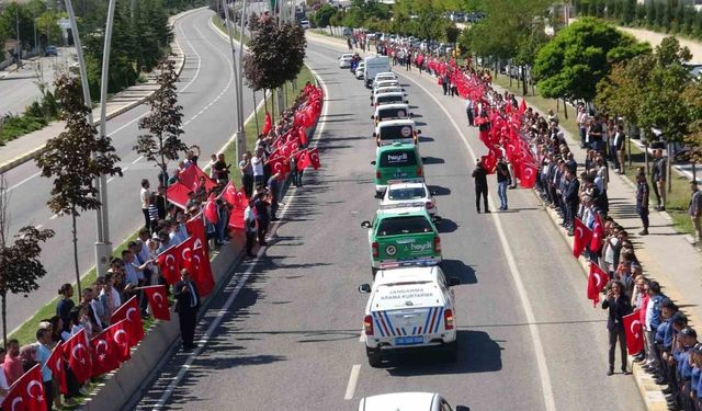 Şehidimiz Çankırı’da bayraklarla uğurlandı