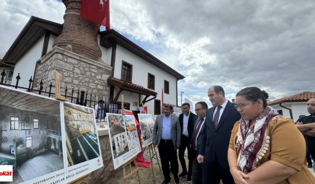 Tokat Vakıflar Bölge Müdürlüğü Çorum'da restore edilen 125 yıllık camiyi ibadete açıldı