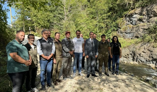 Artvin'de Hatila Vadisi Milli Parkı'ndaki dereye 4 bin alabalık yavrusu bırakıldı