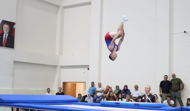 Bolu'da Trampolin Cimnastik Minikler Kulüplerarası Türkiye Şampiyonası sona erdi