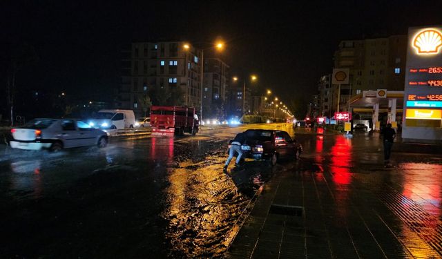 Çorum’da sağanak etkili oldu