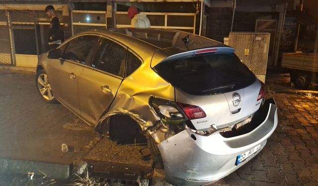 Samsun'da iki otomobilin çarpıştığı kazada 1 kişi yaralandı