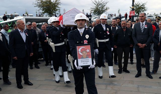 Şehit polis memuru Şeyda Yılmaz, memleketi Sivas'ta son yolculuğuna uğurlandı