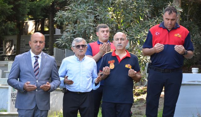 Sinop'ta şehit itfaiye erleri anıldı