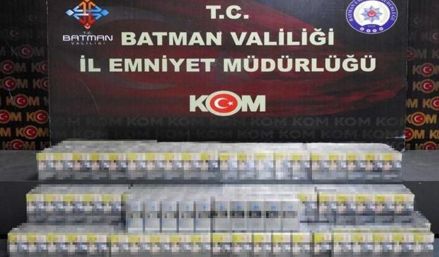 Batman’da kaçakçılık operasyonunda 2 şüpheli gözaltına alındı