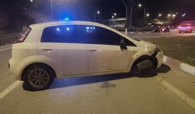 Bilecik’te otomobil çarptığı motosiklet sürücüsü yaralandı