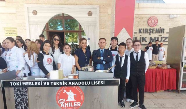 Kapadokya Mesleki ve Teknik Anadolu Lisesi, Genç Ahiler Yemek Yarışması’nda 3. oldu