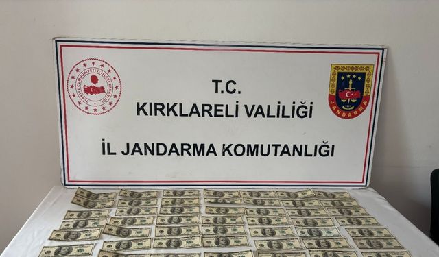 Kırklareli’nde sahte para operasyonu: 5 bin dolar ele geçirildi