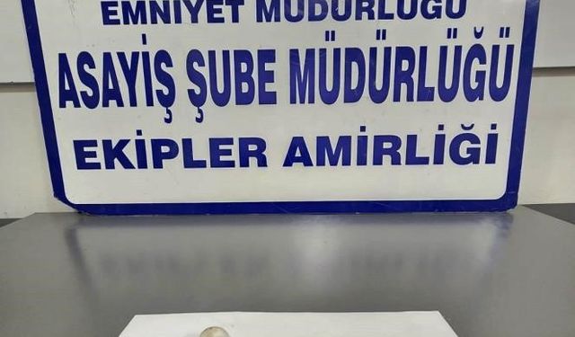 Kütahya’da uyuşturucuyla yakalanan şüpheli gözaltına alındı