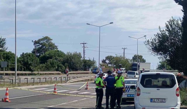 Ordu’da motosikletin çarptığı astsubay şehit oldu