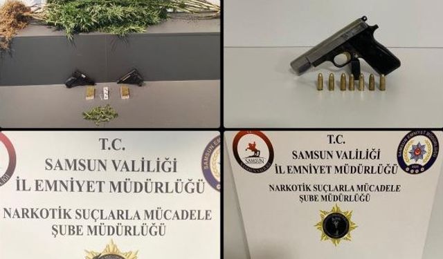 Samsun’da uyuşturucu operasyonu: 10 gözaltı