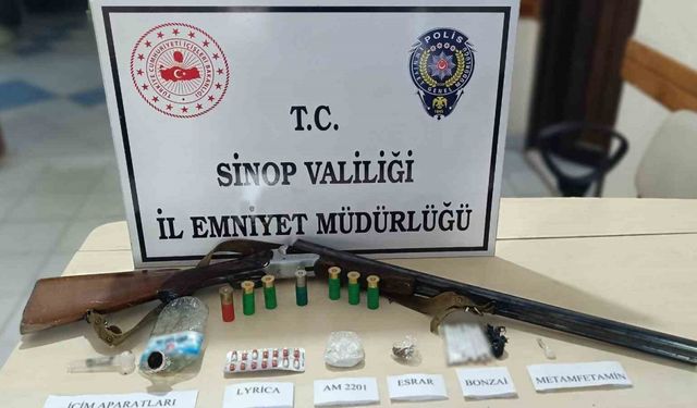 Sinop’ta uyuşturucu operasyonu: 2 gözaltı