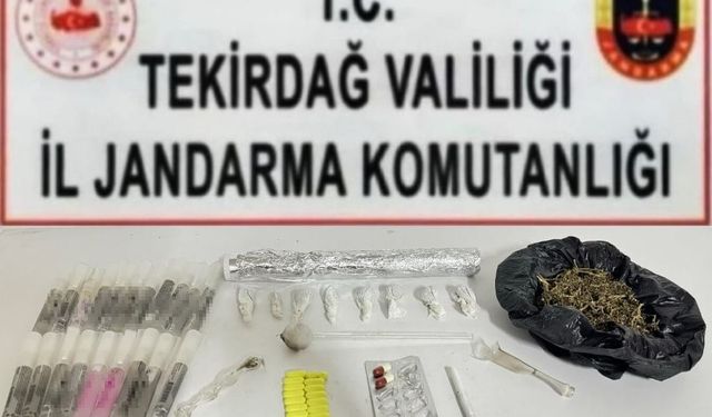 Tekirdağ’da uyuşturucu operasyonları