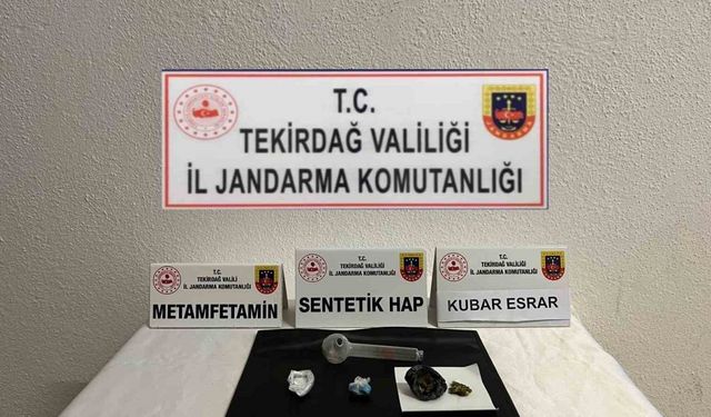 Tekirdağ’da uyuşturucu ve silah operasyonları