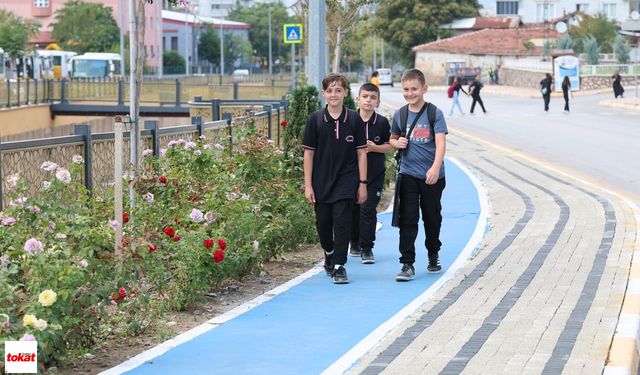 Tokat'ta bisiklet ve yürüyüş yolları artıyor