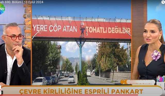 Tokat şiveli 'Çöp atmayın' afişleri gündem oldu