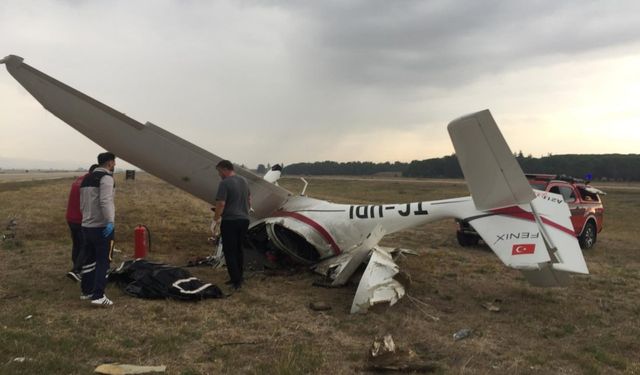 Bursa'da eğitim uçağı düştü: 2 pilot hayatını kaybetti!