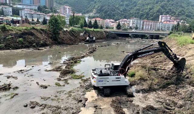 Giresun'da afet riskini azaltmak için çalışmalar devam ediyor