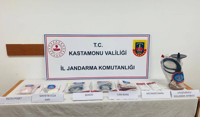 Kastamonu'da uyuşturucu operasyonunda 3 zanlı tutuklandı