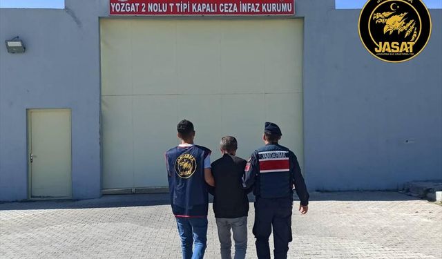 Yozgat'ta hakkında 6 yıl hapis cezası bulunan firari hükümlü yakalandı