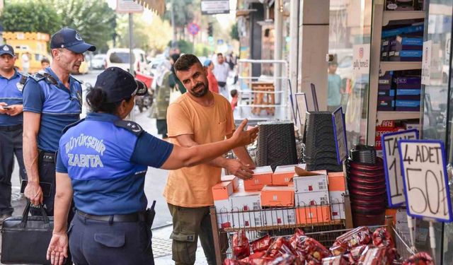 Mersin’de kaldırım işgallerine izin verilmiyor