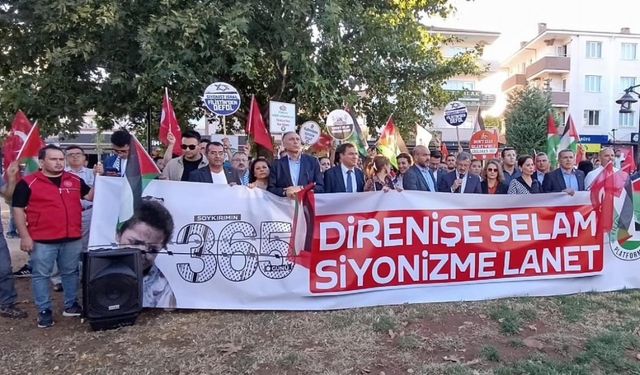 Muğla’da "Direnişin Simgesi Gazze" yürüyüşü gerçekleştirildi